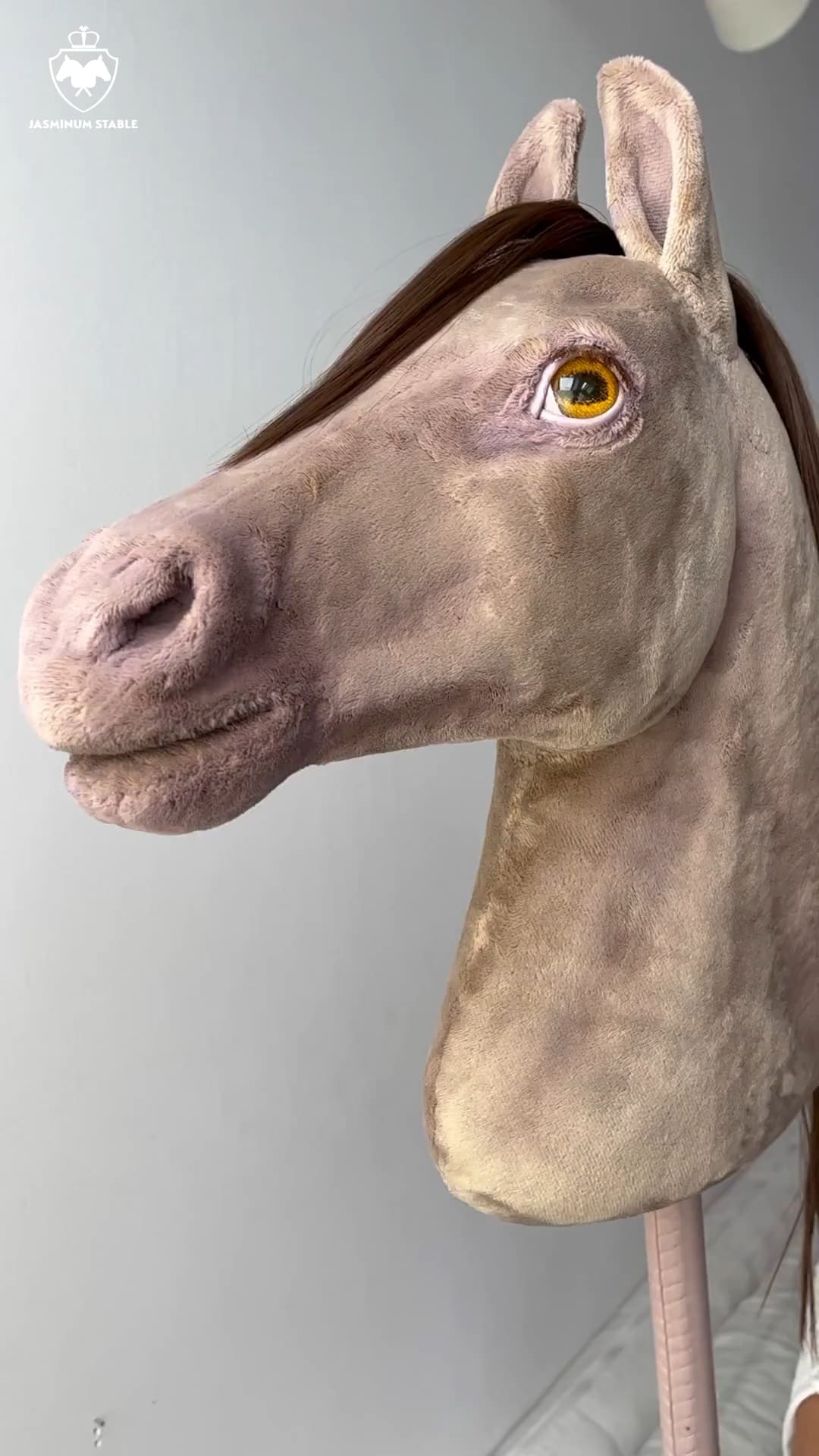 Medium Amber Light Realistic Hobby Horse